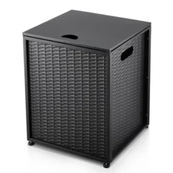 Propane Tank Cover Table, Hideaway Table For Gas Fire Pits, For 20 Lbs Propane Tank Outdoor Gas Tank -House Beautiful GUEST c88243e1 0f47 4e86 9b02 ccd23a1d88ab