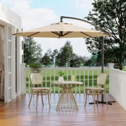 10FT Patio Umbrella,Cantilever Umbrella With Easy Lift & Tilt Adjustment,8 Ribs Sun Umbrella For Backyard 23 10FT Patio Umbrella,Cantilever Umbrella With Easy Lift & Tilt Adjustment,8 Ribs Sun Umbrella For Backyard -House Beautiful GUEST c93cbe42 80dc 4f33 b73e 16e0e761f2be