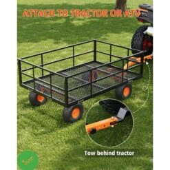 Heavy Duty Steel Garden Cart 1200 LBS Capacity 3 In 1 Pullable Garden Wagon With 13" Wheels For Gardening Soil Tools & Plant Transport 15 Heavy Duty Steel Garden Cart 1200 LBS Capacity 3 In 1 Pullable Garden Wagon With 13" Wheels For Gardening Soil Tools & Plant Transport -House Beautiful GUEST caec24e3 bcfd 4124 8e9e c3265ccf32dd