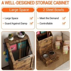 Dog Feeding Station With Storage, Pet Feeding Station With 2 Removable Dog Bowl, Pet Food Storage Organizer 18 Dog Feeding Station With Storage, Pet Feeding Station With 2 Removable Dog Bowl, Pet Food Storage Organizer -House Beautiful GUEST cc41b41f 46f7 4795 a9f5 f06cece8c5de