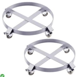 55 Gallon Drum Dolly 1,000 Pound Capacity Barrel Dolly W/Steel Frame 4 Swivel Casters Wheel 2 Pack/4 Pack -House Beautiful GUEST cee42d8d 6abf 4d13 ae65 4340658bcac1