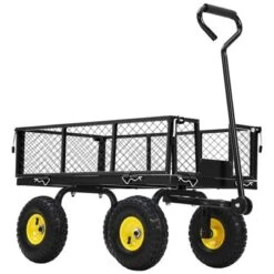 900 Lbs Steel Garden Cart, Heavy Duty Metal Garden Wagon With 10" Wheels, All-Terrain Wagon With 180° Rotating Handle & Removable Sides 21 900 Lbs Steel Garden Cart, Heavy Duty Metal Garden Wagon With 10" Wheels, All-Terrain Wagon With 180° Rotating Handle & Removable Sides -House Beautiful GUEST d3d66a61 0030 460a 96bd 8bca6b62dc04 1