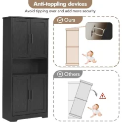 Pantry Cabinet,70" Tall Kitchen Pantry Cabinet With Doors And Adjustable Shelves -House Beautiful GUEST d44ef14a 51f1 4d8e 8db8 427f7e9a6b90