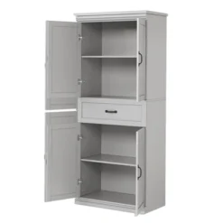 70" Tall Kitchen Pantry Cabinets Pantry Cabinet With 2 Doors And 3 Adjustable Shelves, Freestanding Cupboard 12 70" Tall Kitchen Pantry Cabinets Pantry Cabinet With 2 Doors And 3 Adjustable Shelves, Freestanding Cupboard -House Beautiful GUEST d570eb1d b011 46da a0e1 c0876bbfb119
