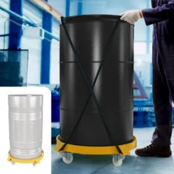 55 Gallon Heavy Duty Drum Dolly, 1000 Lbs Capacity, Steel Frame With Casters, Non-Tipping Barrel Cart For Warehouse -House Beautiful GUEST d698946a 1c1e 4887 84a2 a7cfff6532db