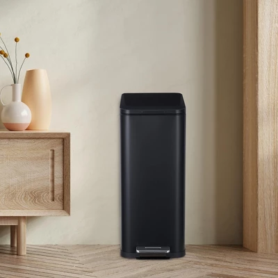 13 Gallon/50 L Kitchen Trash Can, Fingerprint-Proof Stainless Steel Garbage Bin 8 13 Gallon/50 L Kitchen Trash Can, Fingerprint-Proof Stainless Steel Garbage Bin - Image 6