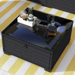 Patio Furniture Set, 6pcs Outdoor Rattan Wicker Furniture With Canopy, Outdoor Sectional Sofa And Table With Storage, Patio Conversation Sets 18 Patio Furniture Set, 6pcs Outdoor Rattan Wicker Furniture With Canopy, Outdoor Sectional Sofa And Table With Storage, Patio Conversation Sets -House Beautiful GUEST d8b00012 5267 444d aeb7 35c69776f088