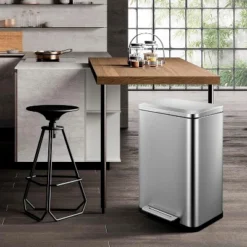 Kitchen Trash Can Set Of 2 – 50 Liter (13 Gallon) Large Kitchen Bin & 8 Liter (2 Gallon) Small Bathroom Can, Stainless Steel Step-On Trash Cans 14 Kitchen Trash Can Set Of 2 – 50 Liter (13 Gallon) Large Kitchen Bin & 8 Liter (2 Gallon) Small Bathroom Can, Stainless Steel Step-On Trash Cans -House Beautiful GUEST daaeb5ee e26e 494c 8906 5ea5358152e2
