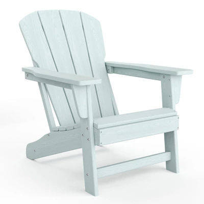 Outdoor Adirondack Chairs, HDPE Patio Chairs For All Weather, Heavy Duty Fire Pit Seating With Wide Armrests And Slatted Back 11 Outdoor Adirondack Chairs, HDPE Patio Chairs For All Weather, Heavy Duty Fire Pit Seating With Wide Armrests And Slatted Back - Image 9