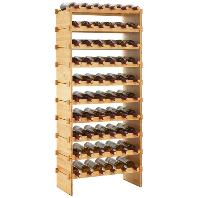 Stackable Wine Rack, Solid Wood Storage, Freestanding Floor & Countertop 8 Stackable Wine Rack, Solid Wood Storage, Freestanding Floor & Countertop - Image 6