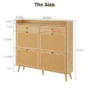 Rattan Shoe Cabinet Storage For Entryway With 4 Flip Drawers And 2 Drawer, Farmhouse Narrow Shoe Rack Organizer Hidden Shoe Rack Drawer 2 Rattan Shoe Cabinet Storage For Entryway With 4 Flip Drawers And 2 Drawer, Farmhouse Narrow Shoe Rack Organizer Hidden Shoe Rack Drawer -House Beautiful GUEST dde52633 1609 4489 904d a88a91c27b03