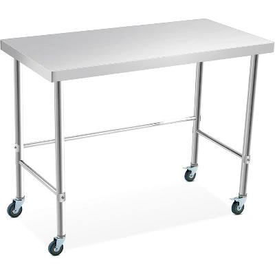 36 X 24 Inch Stainless Steel Work Table Heavy Duty Commercial Kitchen Prep Table Food Grade Metal Worktable For Restaurant 10 36 X 24 Inch Stainless Steel Work Table Heavy Duty Commercial Kitchen Prep Table Food Grade Metal Worktable For Restaurant - Image 8
