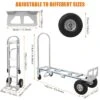 Convertible Hand Truck Dolly, Heavy Duty Folding Utility Cart, Pneumatic Tires For Warehouse, Aluminum 2 Convertible Hand Truck Dolly, Heavy Duty Folding Utility Cart, Pneumatic Tires For Warehouse, Aluminum -House Beautiful GUEST e5320e26 0a7d 4532 af02 e62e844db502