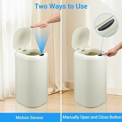 8 Gallon Motion Sensor Trash Can With Lid, Automatic Kitchen Garbage Can Touchless 8 8 Gallon Motion Sensor Trash Can With Lid, Automatic Kitchen Garbage Can Touchless - Image 6