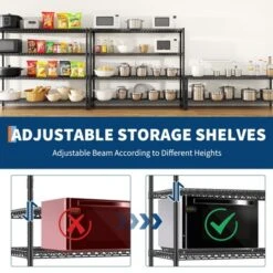 4 Tier Wire Rack Shelving Unit With Wheels, 2,200 Lb Capacity Height Adjustable Heavy Duty Metal Storage Shelves 13 4 Tier Wire Rack Shelving Unit With Wheels, 2,200 Lb Capacity Height Adjustable Heavy Duty Metal Storage Shelves -House Beautiful GUEST e61353f7 d8ca 48e7 8ae6 7d704bb721e1 1