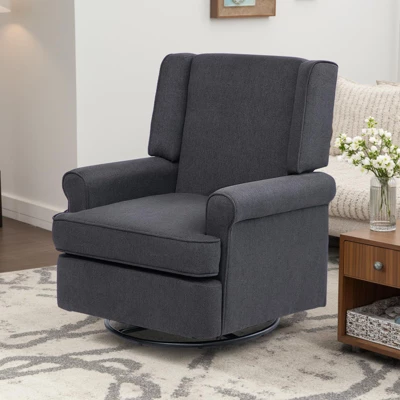 Swivel Rocker Chair, Nursery Glider Chair, Nursery Rocking Chairs With Upholstered, Glider Rocking Chair 8 Swivel Rocker Chair, Nursery Glider Chair, Nursery Rocking Chairs With Upholstered, Glider Rocking Chair - Image 6