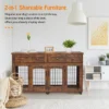 Dog Crate Furniture With 5 Doors, 58" Wooden Dog Kennel End Table With Large Capacity Drawers, Dog House With Openable Divider 2 Dog Crate Furniture With 5 Doors, 58" Wooden Dog Kennel End Table With Large Capacity Drawers, Dog House With Openable Divider -House Beautiful GUEST e823567f 50ee 427c 8204 7702246f0afb