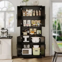 Pantry Cabinet,70" Tall Kitchen Pantry Cabinet With Doors And Adjustable Shelves, Freestanding Cupboard, Tall Storage Cabinet For Bathroom 17 Pantry Cabinet,70" Tall Kitchen Pantry Cabinet With Doors And Adjustable Shelves, Freestanding Cupboard, Tall Storage Cabinet For Bathroom -House Beautiful GUEST e83be6bc e77c 4f7f 9ee0 fcc7e8b15a57 1