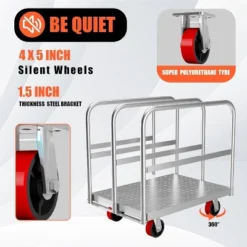 Heavy Duty Steel Panel Cart Dolly – 2000 Lbs Capacity Drywall Dolly & Lumber Truck Cart With 3 Side Handrails, 36" L X 24" W X 33" H 14 Heavy Duty Steel Panel Cart Dolly – 2000 Lbs Capacity Drywall Dolly & Lumber Truck Cart With 3 Side Handrails, 36" L X 24" W X 33" H -House Beautiful GUEST ebcf38de 2cc4 44eb b93f 19f0c905a957