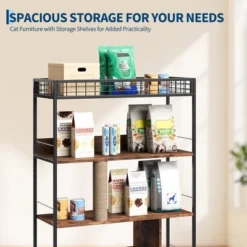 Cat Litter Box Enclosure With Storage Shelves, Hidden Litter Box Furniture With Shelves 13 Cat Litter Box Enclosure With Storage Shelves, Hidden Litter Box Furniture With Shelves -House Beautiful GUEST ebf53d03 2bc6 40e1 8651 9833dd08da74