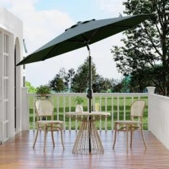 Jojoka 10FT Patio Umbrella With 8 Sturdy Ribs,Table Umbrella With Push Button Tilt And Crank 20 Jojoka 10FT Patio Umbrella With 8 Sturdy Ribs,Table Umbrella With Push Button Tilt And Crank -House Beautiful GUEST ed474035 604c 460f 8bed 5f55e8080eb9