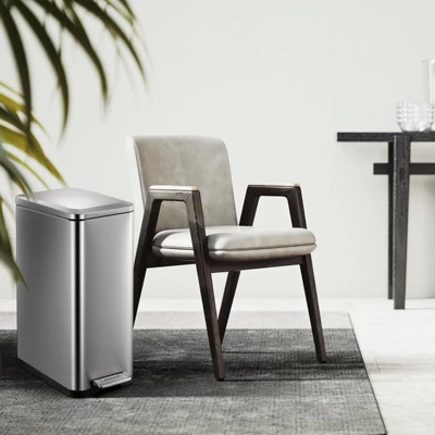 13 Gallon/50 L Kitchen Trash Can, Fingerprint-Proof Stainless Steel Garbage Bin 11 13 Gallon/50 L Kitchen Trash Can, Fingerprint-Proof Stainless Steel Garbage Bin - Image 9