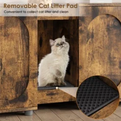 Cat Litter Box Enclosure 55.1" Double Litter Box Furniture Large Cat Box Enclosure Kitty Litter Box 16 Cat Litter Box Enclosure 55.1" Double Litter Box Furniture Large Cat Box Enclosure Kitty Litter Box -House Beautiful GUEST f276dacc ff6d 48af 850f e4554a7f19f8