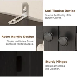 Tall Storage Cabinet With Glass Doors, 63" Height, Adjustable Shelf, Light Oak Wood, Multi-Purpose Organizer 15 Tall Storage Cabinet With Glass Doors, 63" Height, Adjustable Shelf, Light Oak Wood, Multi-Purpose Organizer -House Beautiful GUEST f5c0b32d a41d 4423 9931 f628c285db3e