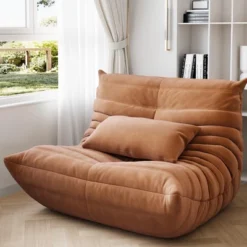 Premium Suede-Like Memory Foam Bean Bag Chair – Cozy One-Piece Floor Sofa For Adults, Reading Nook, Living Room & Office, Green -House Beautiful GUEST f5f24b21 5b05 4497 a5c4 b6d77072b070