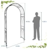 Metal Garden Arch, 88" H Outdoor Lawn Arbor With Stakes, Garden Arch Arbor Trellis For Climbing Plants, Roses, Vines 2 Metal Garden Arch, 88" H Outdoor Lawn Arbor With Stakes, Garden Arch Arbor Trellis For Climbing Plants, Roses, Vines -House Beautiful GUEST f6c9922d bf1f 4ff0 86d3 0ae2b5c6fc90