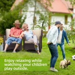 Outdoor Wicker Bistro Set With 2 Swivel Rocking Chairs And Glass Table, Patio Furniture For Deck, Balcony, Garden -House Beautiful GUEST f762b4ee 5561 4723 8d04 2dd06e837572