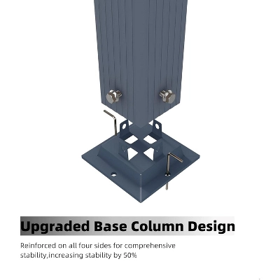 12x20ft Extra Large Aluminum Pergola With Adjustable Canopy, 4-Side Anchoring, Khaki Frame & Curtains, UV & Water Resistant 3 12x20ft Extra Large Aluminum Pergola With Adjustable Canopy, 4-Side Anchoring, Khaki Frame & Curtains, UV & Water Resistant