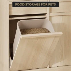 Tilt Out Trash Can Cabinet, Hidden Garbage Bin Storage With Pet Proof Design, Waste Bin Concealer Organizer For Kitchen, Pantry, Dining & Living Room -House Beautiful GUEST fbfb6f79 bd04 4ca6 a082 8eb1fb3760e2