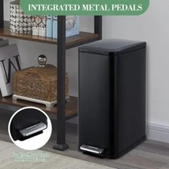 13 Gallon/50 L Kitchen Trash Can, Fingerprint-Proof Stainless Steel Garbage Bin 14 13 Gallon/50 L Kitchen Trash Can, Fingerprint-Proof Stainless Steel Garbage Bin -House Beautiful GUEST fcefd828 6798 41a3 95a9 85b318e6e420