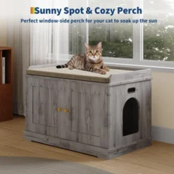 Cat Litter Box Enclosure Hidden Litter Box Cabinet With Wooden Barn Door 15 Cat Litter Box Enclosure Hidden Litter Box Cabinet With Wooden Barn Door -House Beautiful GUEST fe983d7f e0d6 4e5f 805d dd8a79910361 1