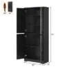 70 Inch Tall Kitchen Pantry Cabinet, Freestanding Storage Cabinet With 4 Doors 1 70 Inch Tall Kitchen Pantry Cabinet, Freestanding Storage Cabinet With 4 Doors -House Beautiful GUEST ffb8242d 9b68 4536 ba0c 92e23d998f2c